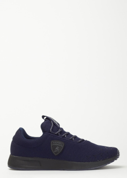 Текстильні кросівки Automobili Lamborghini синього кольору, фото